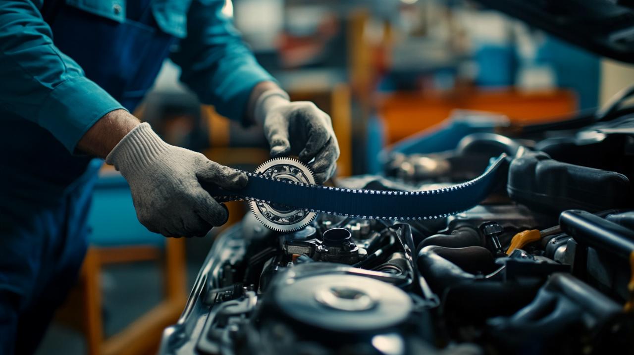 ¿Cómo cambiar una correa de distribución y ajustar correctamente su tensión?